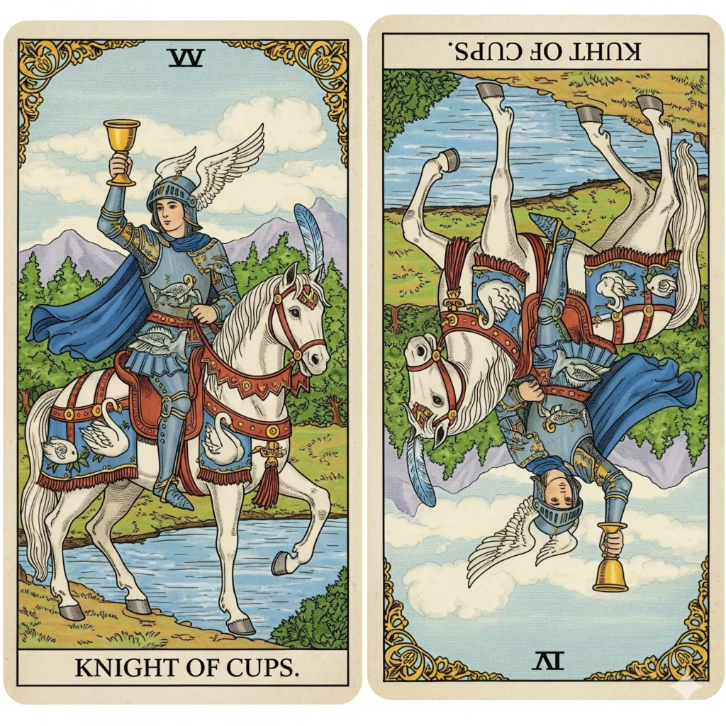 Knight of Cups as Feelings – Upright & Reversed Love Meaning