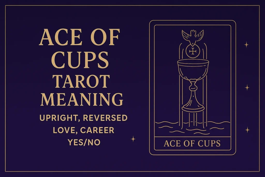 Ace of Cups – Tarot Card Meaning & Feelings