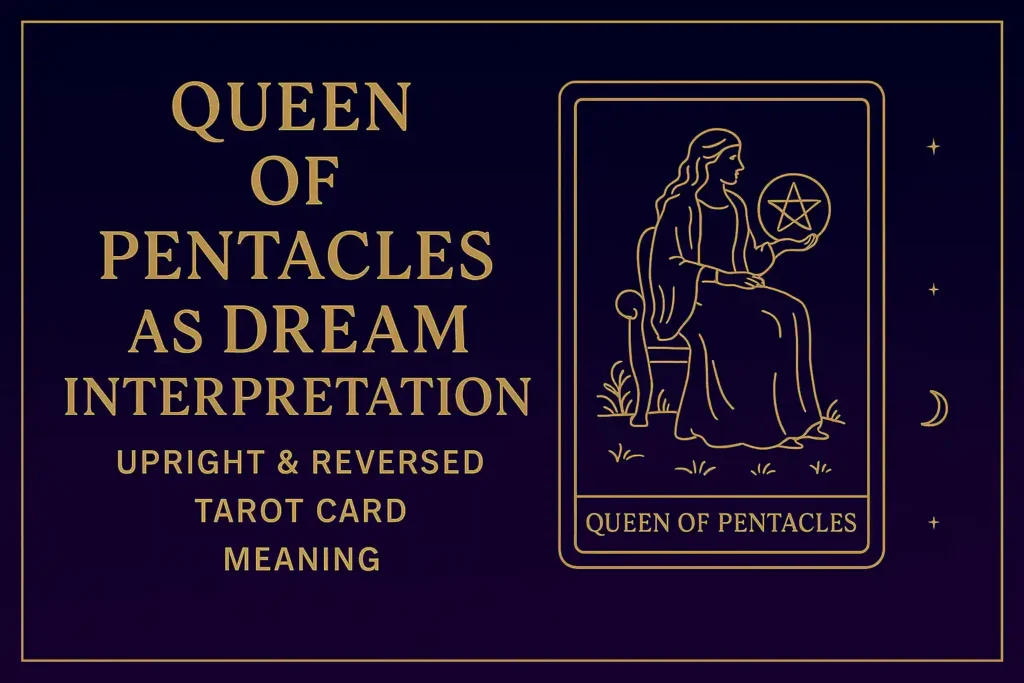Queen of Pentacles as Dream Interpretation — Upright & Reversed Tarot Meaning Queen of Pentacles as Dream Interpretation — Upright & Reversed Tarot Meaning