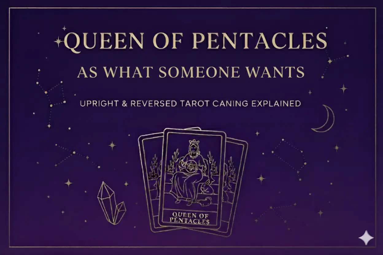 Queen of Pentacles as What Someone Wants — Upright & Reversed Tarot Card Meaning