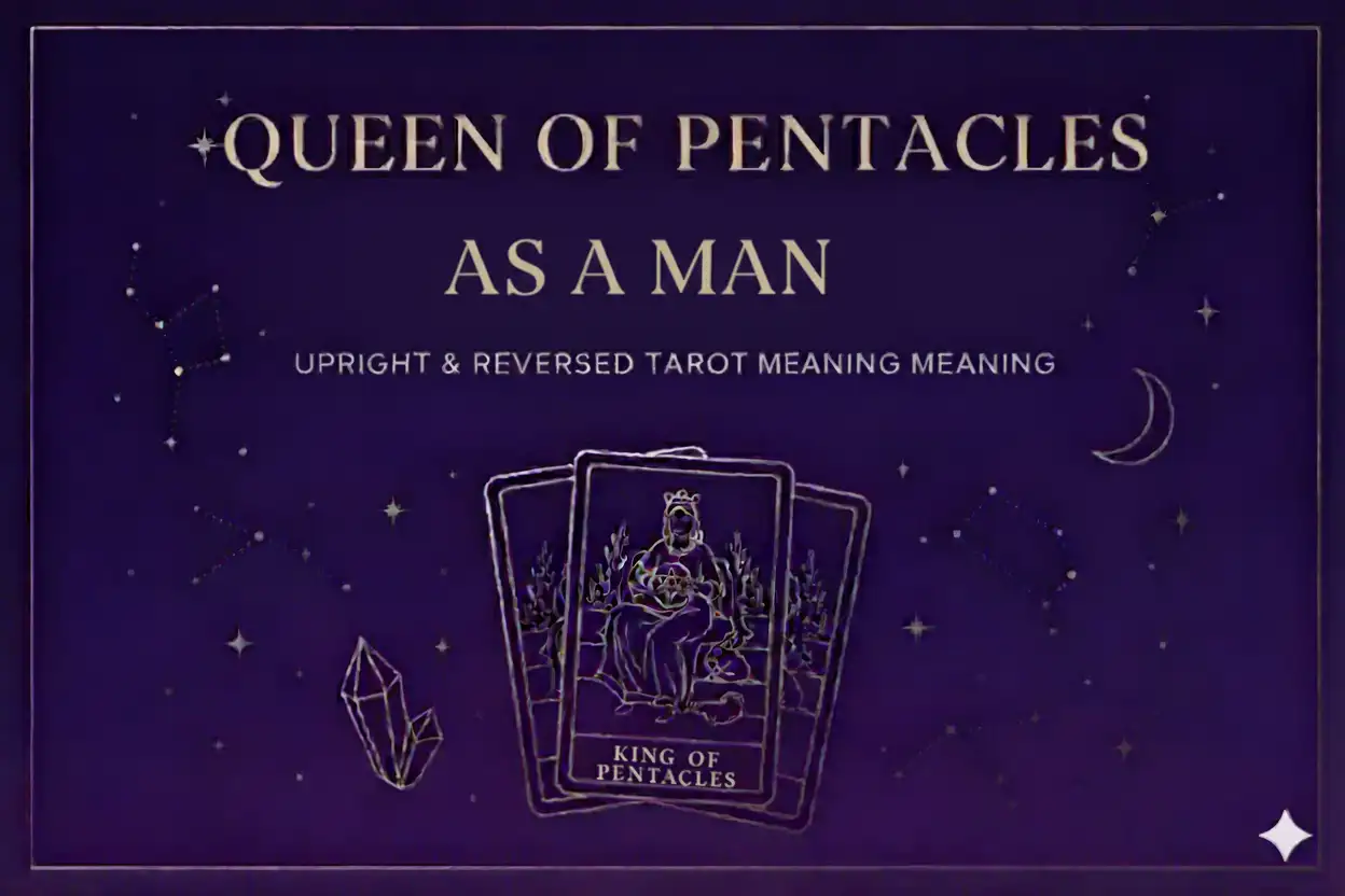 Queen of Pentacles as a Man — Upright & Reversed Tarot Card Meaning Queen of Pentacles as a Man — Upright & Reversed Tarot Card Meaning