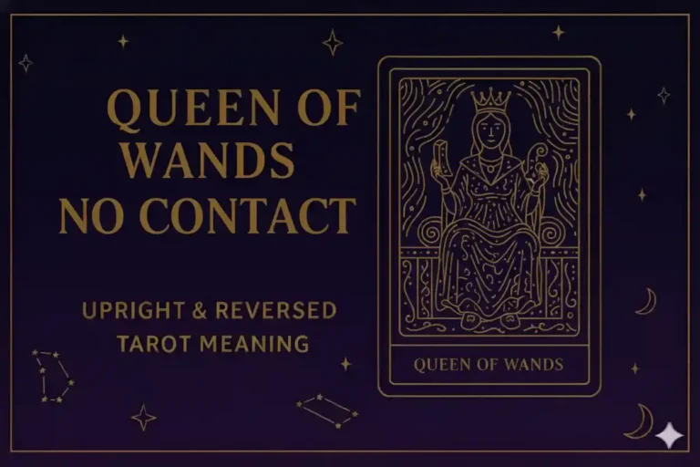 Queen of Wands as No Contact (Upright & Reversed) Tarot Card Meaning