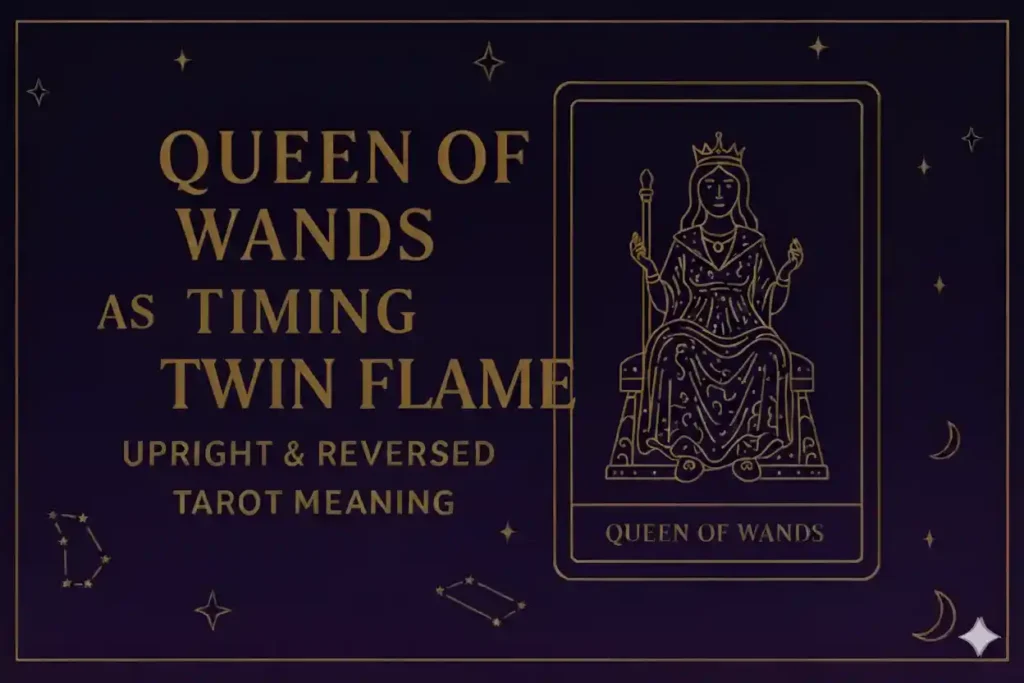 Queen of Wands as Timing – (Upright & Reversed) Tarot Card Meaning