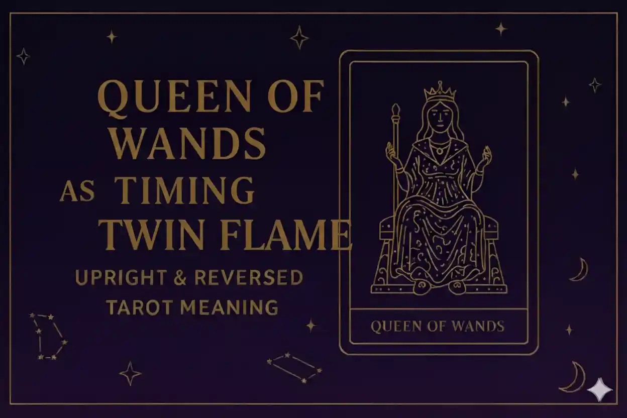 Queen of Wands as Timing – (Upright & Reversed) Tarot Card Meaning