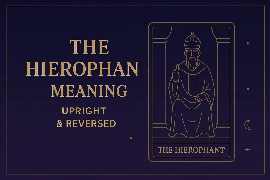 The Hierophant Tarot Card Meaning (Upright & Reversed)
