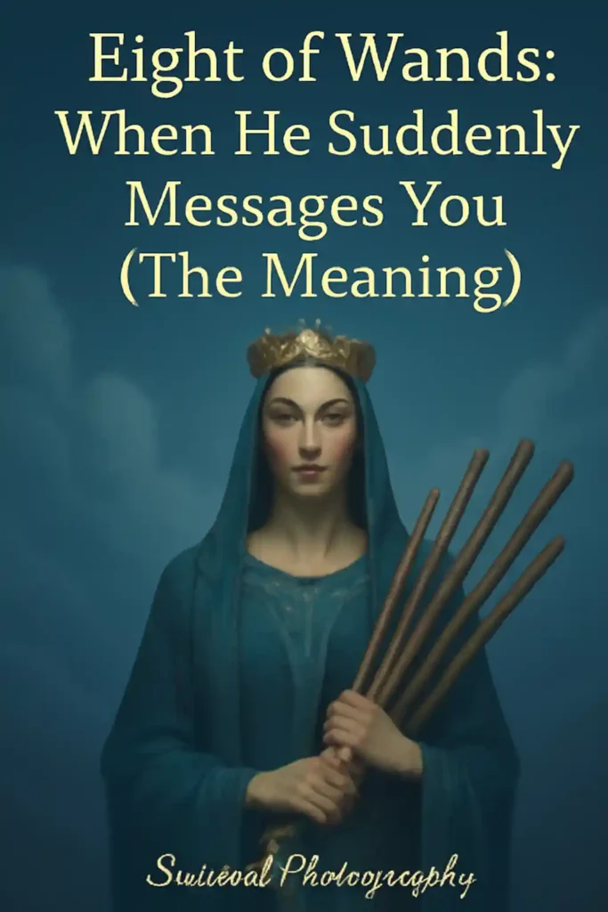 Eight of Wands: When He Suddenly Messages You (The Meaning)