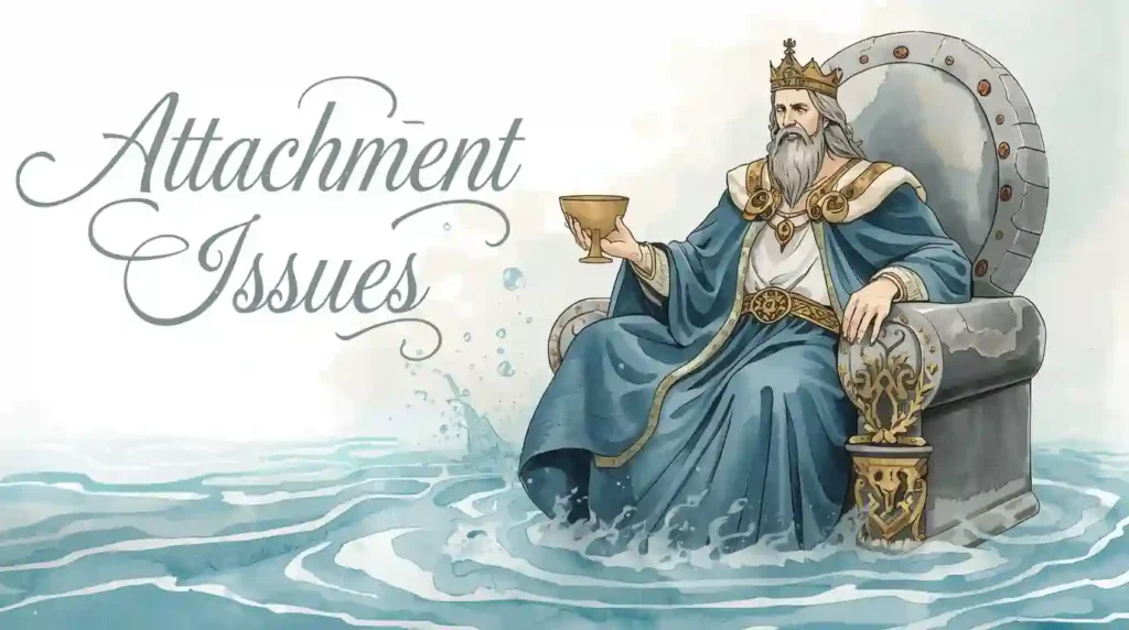 King of Cups for Attachment Issues Tarot Meaning