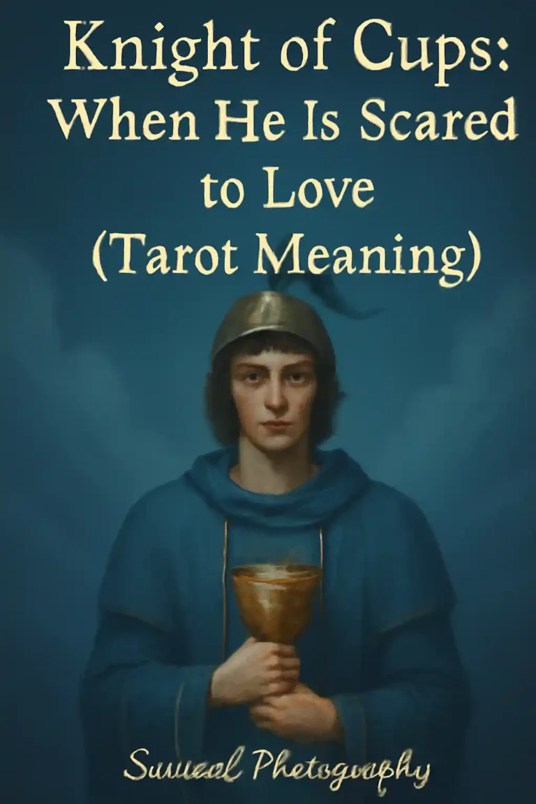 Knight of Cups: When He Is Scared to Love (Tarot Meaning)