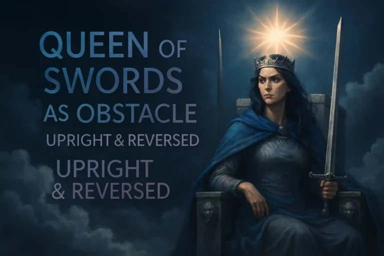 Queen of Swords as Obstacle: Upright & Reversed