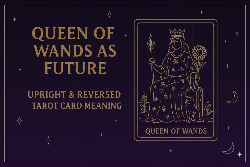 Queen of Wands as Future (Upright & Reversed) Tarot Card Meaning