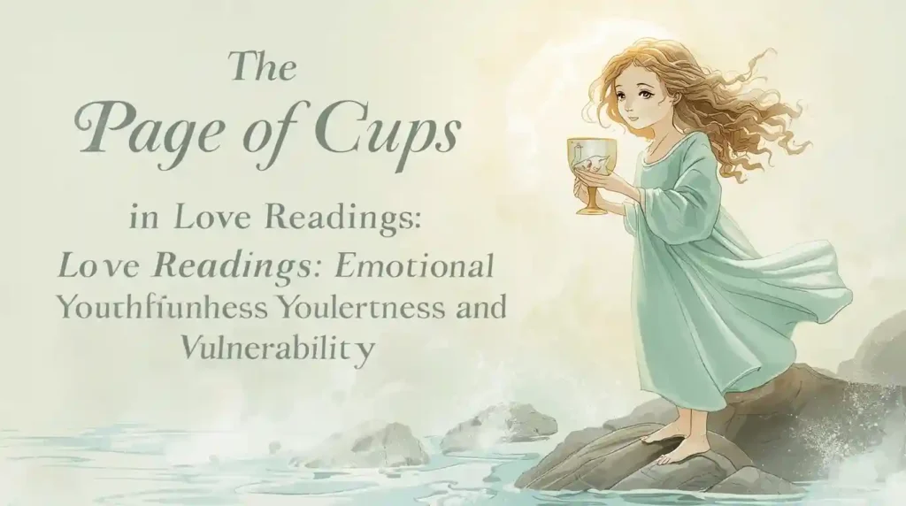 The Page of Cups in Love Readings: Emotional Youthfulness and Vulnerability