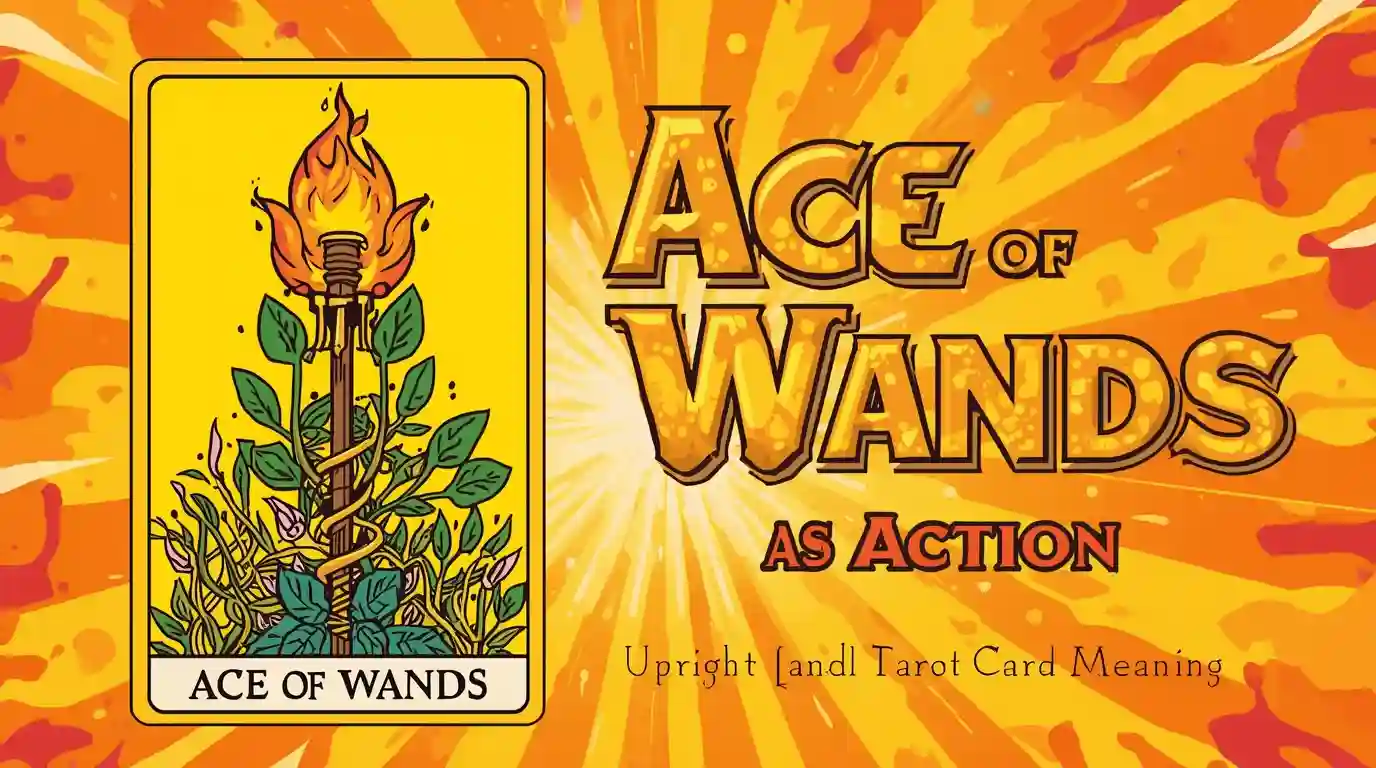 Ace of Wands as Action — Upright & Reversed Tarot Card Meaning Ace of Wands as Action — Upright & Reversed Tarot Card Meaning