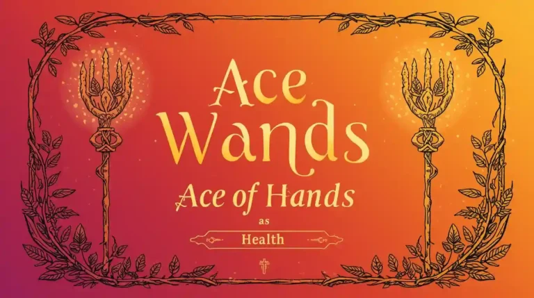 Ace of Wands as Health — Upright & Reversed Tarot Meaning