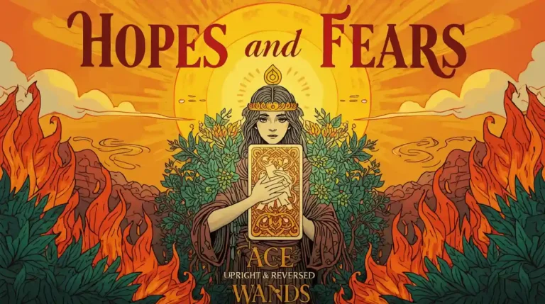 Ace of Wands as Hopes and Fears (Upright & Reversed Tarot Meaning)