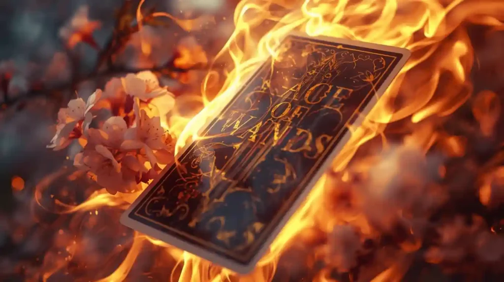 Ace of Wands as Soulmate or Twin Flame Tarot Card Meaning