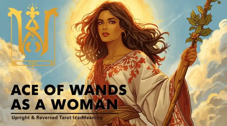 Ace of Wands as a Woman — Upright & Reversed Tarot Card Meaning