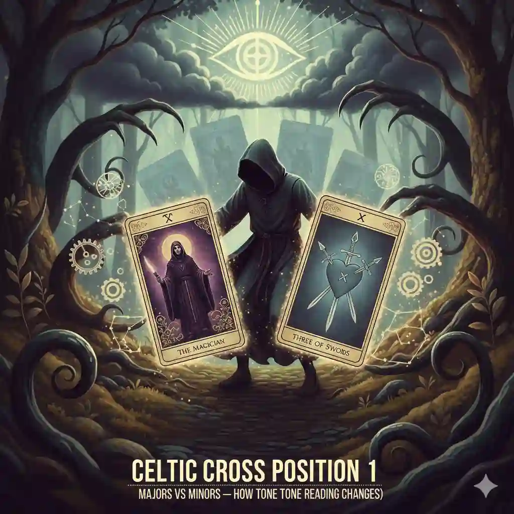 Celtic Cross Position 1 — Majors vs Minors (How the Tone Changes)