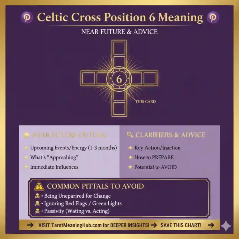 Celtic Cross Position 6 Meaning — Near Future, Clarifiers & Common Pitfalls
