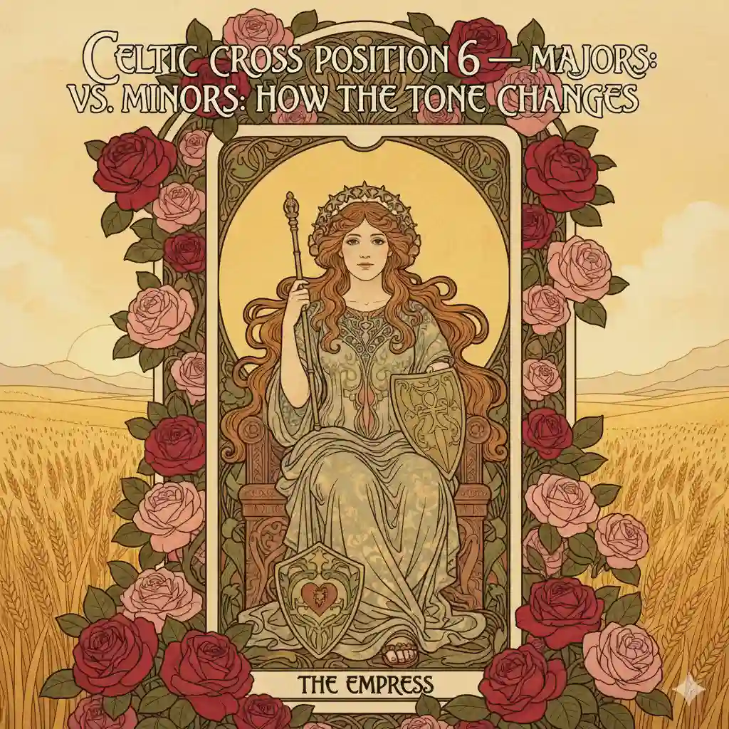 Celtic Cross Position 6 — Majors vs Minors: How the Tone Changes