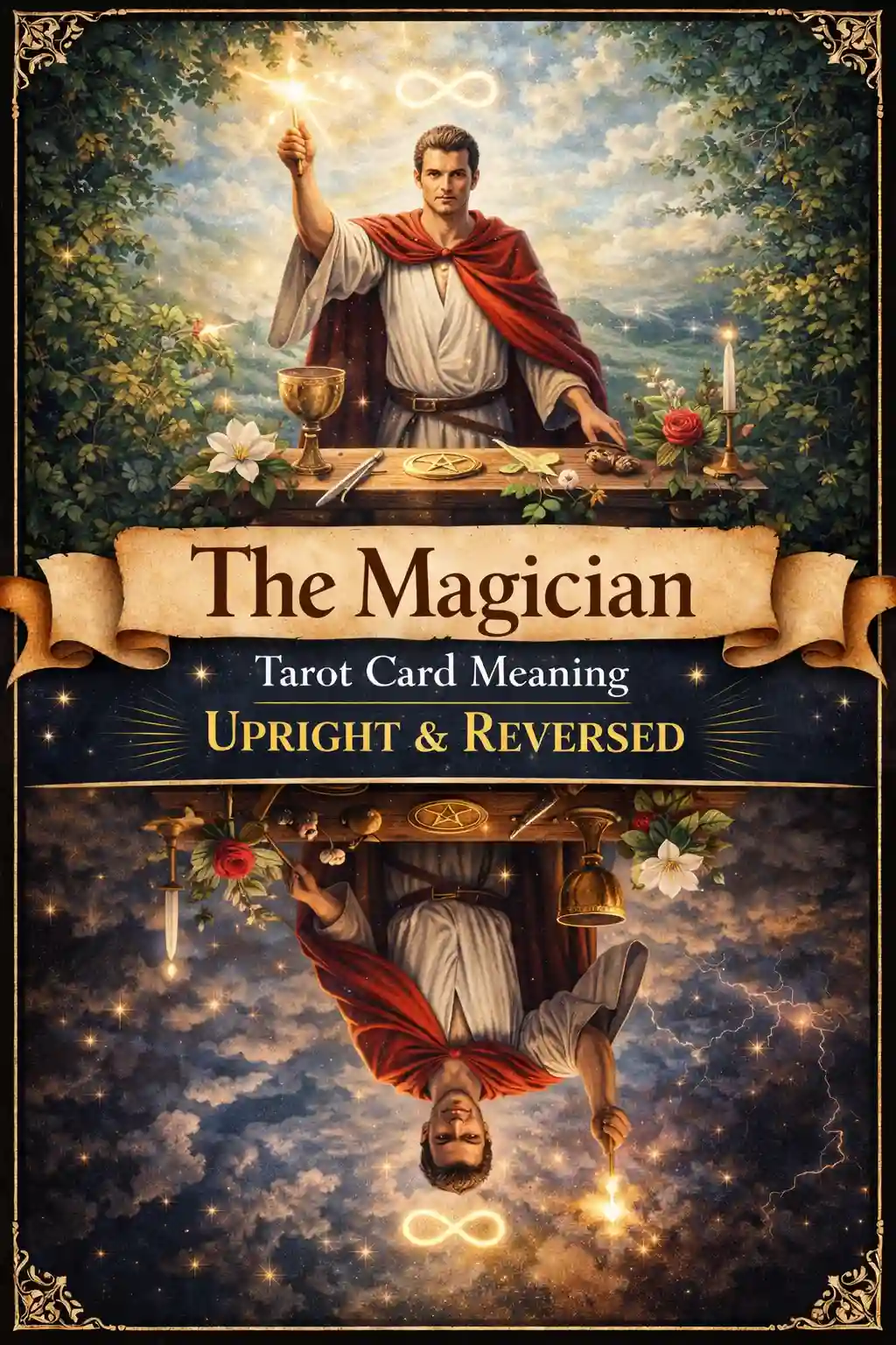 The Magician Tarot Card Meaning — Upright & Reversed