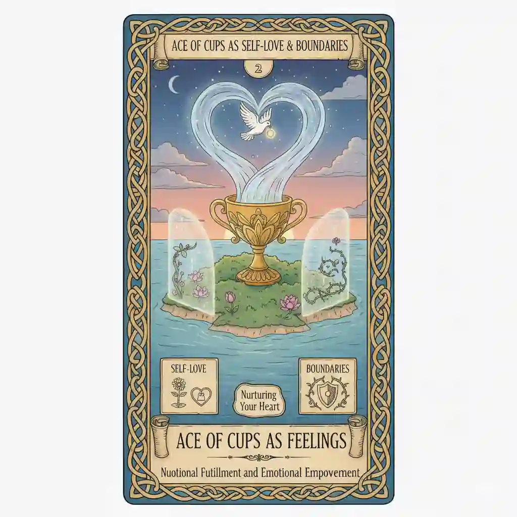Ace of Cups as Self-Love & Boundaries — Nurturing Your Heart and Emotional Empowerment